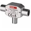 Kép 2/4 - Emos J0197 EU 2491/D193 ferrites háromágú antenna közösítő
