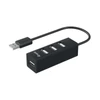 Kép 4/7 - Equip-Life USB Hub - 128955 (4 Port, USB2.0, USB tápellátás, kompakt dizájn, fekete)