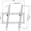 Kép 5/8 - Kijelző fali konzol, dönthető, 32"-55", EQUIP