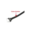 Kép 3/4 - HDMI 2.1 kábel, Ultra High Speed, aranyozott, 2 m, EQUIP