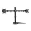 Kép 1/10 - EQuip 13"-32" Economy Dual Monitor Tabletop Stand Black