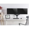Kép 7/12 - EQuip 17"-32" Dual Monitor Desk Mount Bracket Black