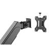 Kép 2/12 - EQuip 17"-27" Triple Monitor Desk Mount Bracket Black