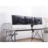 Kép 5/12 - EQuip 17"-27" Triple Monitor Desk Mount Bracket Black