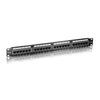 Kép 2/7 - Equip Patch panel - 235324 (24 port, Cat5e, 1U, fekete)