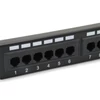 Kép 3/7 - Equip Patch panel - 235324 (24 port, Cat5e, 1U, fekete)