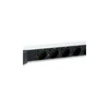 Kép 1/4 - Equip Rack Kiegészítő - 333312 (Hálózati elosztó (PDU), 1U(19"), 6 x Schuko, Max.: 3500W, biztosíték, alumunium, fekete)