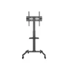 Kép 2/12 - Equip TV/Monitor állvány - 650607 (32"-55", dönthető, állítható magasság, gurulós, Max.:35kg, fekete)