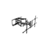 Kép 1/7 - Equip TV Fali konzol - 650324 (37"-90", Max.: 75kg, dönthető, forgatható, fekete)