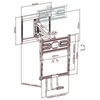Kép 7/14 - EQuip 43"-70" Pull-Down TV Wall Mount Bracket Black