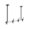 Kép 1/13 - EQuip 45"-55" Dual Screen Ceiling Mount Black