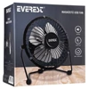 Kép 5/5 - Everest Asztali Ventilátor - EFN-482 (fém, USB, fekete)