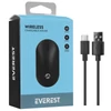 Kép 10/16 - Everest SMW-399 Optical Wireless Mouse Black