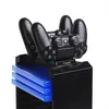 Kép 5/6 - FroggieX Charge & Disc Tower PS4 dual töltőállomás + lemez tartó állvány