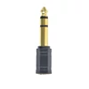 Kép 1/4 - Gembird A-6.35M-3.5F Jack stereo 6,3mm -> Jack stereo 3,5mm M/F fekete adapter