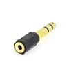 Kép 3/4 - Gembird A-6.35M-3.5F Jack stereo 6,3mm -> Jack stereo 3,5mm M/F fekete adapter