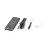 Kép 8/9 - Gembird EE2280-U3C-01 USB 3.0 M2 fekete ház