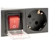Kép 4/5 - Gembird EG-PDU-014-C14 8 aljzat 3m 1U C14 csatlakozó fekete elosztó