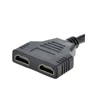 Kép 5/6 - Gembird HDMI Dual port Passive Cable adapter Black