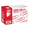 Kép 2/2 - Gemkapocs, 28mm, ICO, réz, 100db/doboz
