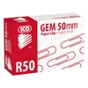 Kép 2/2 - Gemkapocs, 50mm, ICO, réz, 100db/doboz