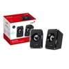 Kép 4/7 - Hangszóró, 2.0, 3W, USB táp, GENIUS "SP-U125", fekete