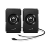 Kép 1/7 - Hangszóró, 2.0, 3W, USB táp, GENIUS "SP-U125", fekete