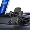 Kép 6/6 - Haffner FN0470 V3 univerzális fekete szellőzőrácsba illeszthető telefon tartó