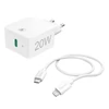 Kép 3/3 - Hama 201620 Lightning - USB Type-C adatkábel, hálózati töltő
