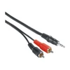 Kép 1/2 - Hama 00205107 25db/csg 5,0m eco 3,5mm jack-2rca összekötőkábel