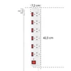 Kép 4/4 - Hama 00223159 6 aljzat 1,4m fehér kapcsolós elosztó