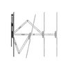 Kép 2/13 - Hama 118060 65"-ig "Fullmotion" ultra slim VESA 400×400 TV fali konzol