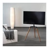 Kép 2/5 - Hama 118091 65"-ig 400×400 diófa TV tartó állvány fa lábakkal