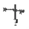 Kép 1/7 - Hama 118494 Full Motion 13"-35" dupla VESA 100x100 asztali monitor tartó konzol