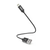 Kép 1/3 - Hama 201578 FIC E3 Lightning, 0,2m, fekete adatkábel