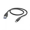 Kép 1/4 - Hama 201595 FIC E3 1,5 m USB 3.1 Type-C/USB A fekete adatkábel
