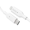 Kép 2/6 - Hama 201598 FIC E3 1m Lightning > USB Type-C fehér adatkábel