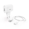 Kép 1/6 - Hama 201619 Lightning - USB adatkábel, hálózati töltő szett