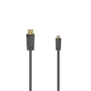 Kép 1/3 - Hama 205016 FIC TL High Speed ethernettel Micro HDMI 1,5 m kábel