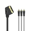 Kép 1/2 - Hama 205156 FIC AV SCART-3RCA be/ki 1,5m összekötőkábel