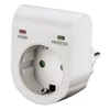 Kép 1/4 - Hama 47771 hálózati túlfeszültség védő adapter