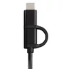 Kép 5/17 - Hama 4 az 1-ben (USB, USB Type-C, micro USB + OTG) 1m fekete adatkábel