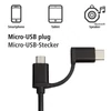 Kép 7/17 - Hama 4 az 1-ben (USB, USB Type-C, micro USB + OTG) 1m fekete adatkábel