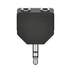 Kép 2/3 - Hama FIC 3,5mm sztereo jack elosztóadapter 1 dugó - 2 alj