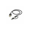 Kép 8/8 - Hama 201533 FIC E3 micro USB/USB Type-C, 2in1, 1m adatkábel