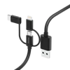 Kép 4/4 - Hama 201536 FIC E3 3in1 micro USB / Type-C / Lightning 1,5m adatkábel