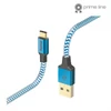 Kép 8/8 - Hama 201558 FIC E3 USB Type-C "Reflective" 1,5m, kék adatkábel