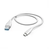 Kép 4/4 - Hama 201596 FIC E3 USB 3.1, Type-C/USB A, 1,5m, fehér adatkábel