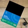 Kép 4/5 - Hátlap, A4, 230 g. bőrhatású 100 db/csomag, Bluering® fekete