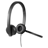 Kép 14/15 - Logitech H570e USB fekete headset
